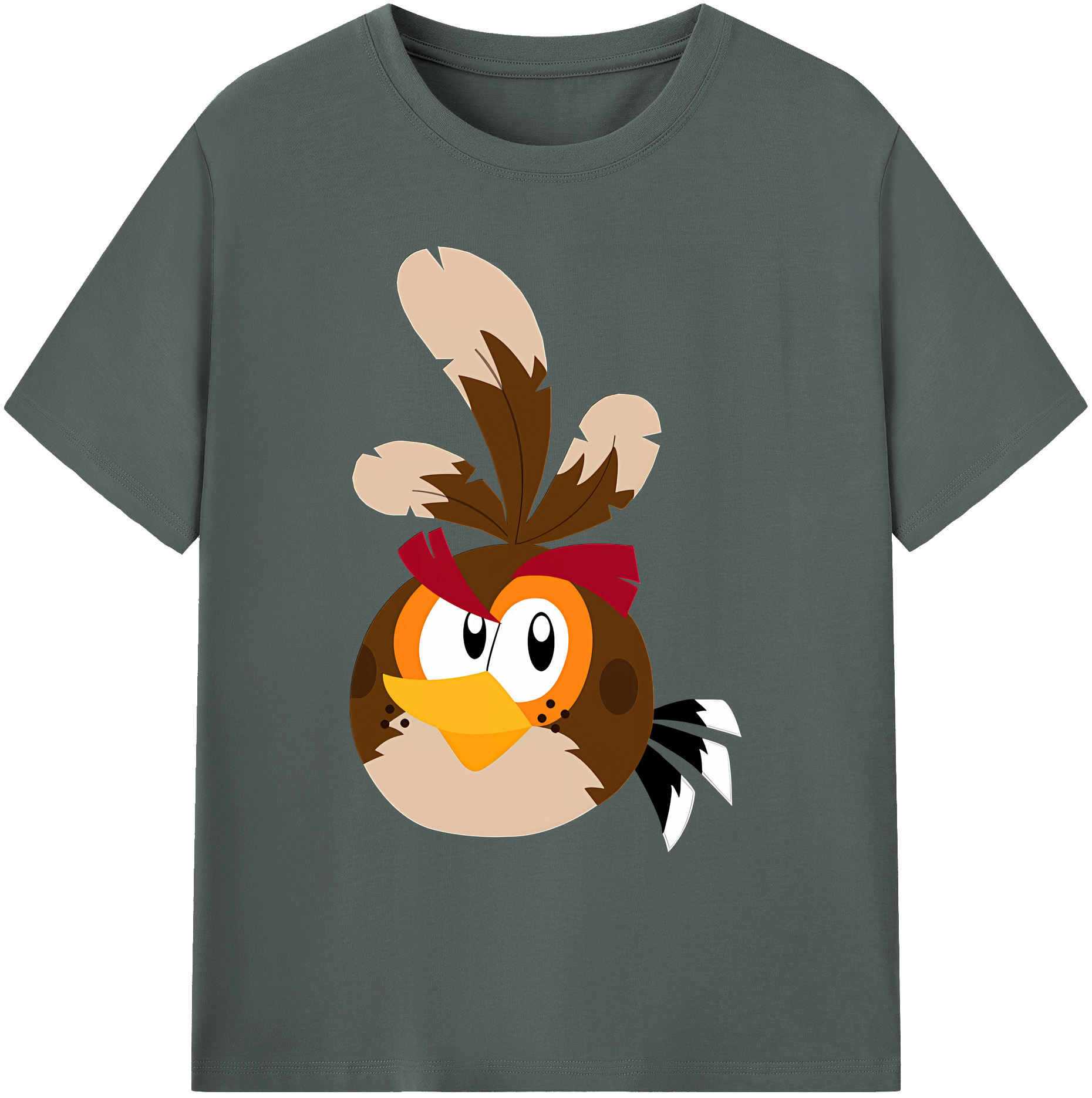 （画像用） Angry Birds アングリーバード 綿100％ メンズ半袖Tシャツ｜肌触りやわらか＆通気性